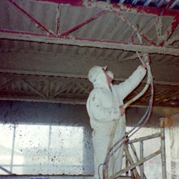 Spray-On Fire Proofing
